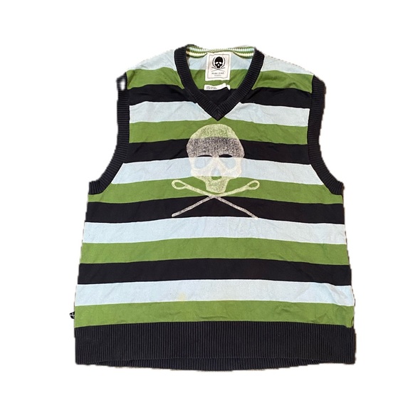 Marc Ecko Cut Sew Sweater Vest Size 